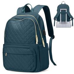 BOXSAM Handgepäck Rucksack 45x36x20 Easyjet Blau, Travel Backpack 40x20x25 für Ryanair Wanderrucksack für Damen Herren, Flugzeug Carry-Ons Reiserucksack Casual Dayback Wasserdicht Business Rucksack von BOXSAM