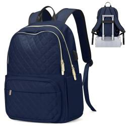 Handgepäck Rucksack 45x36x20 Easyjet, Travel Backpack 40x20x25 für Ryanair Wanderrucksack für Damen Herren, Flugzeug Carry-Ons Reiserucksack Casual Dayback Wasserdicht Business Rucksack Blau, von BOXSAM