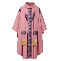 BPURB Katholische Priester Chasuble Messgewand Kirche Zelebrant Vater Messe Gewand Robe mit Stola von BPURB