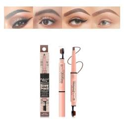 2 in 1 Double Ended Eyebrow Pencil, Micro Percision Tip Fill and Defines Brows, Natural Looking & Waterproof, No Need to Sharpen, Not Easy to Fade (Color : 03, Size : 1 size) von BQLFPOIHP