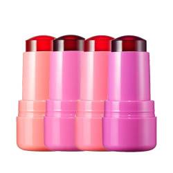 Milk Jelly Blush, Milk Makeup for Lips and Cheeks, Milk Makeup Jelly Tint, Milk Jelly Blush Stick, Milk Extract Nourishes Skin, Natural and Sweet Makeup (Color : Mix, Size : 1 size) von BQLFPOIHP