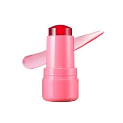Milk Jelly Blush, Milk Makeup for Lips and Cheeks, Milk Makeup Jelly Tint, Milk Jelly Blush Stick, Milk Extract Nourishes Skin, Natural and Sweet Makeup (Color : Red, Size : 1 size) von BQLFPOIHP