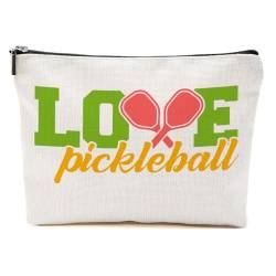 Pickleball-Geschenke, Pickleball-Zubehör, Pickleball-Make-up-Tasche, Geschenke für Pickleball-Coach, Weihnachts- und Geburtstagsgeschenke, Mehrfarbig0267, 9.6*7.1 inch von BQXH