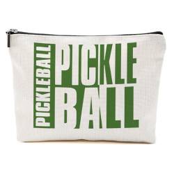Pickleball-Geschenke, Pickleball-Zubehör, Pickleball-Make-up-Tasche, Geschenke für Pickleball-Coach, Weihnachts- und Geburtstagsgeschenke, Mehrfarbig0272, 9.6*7.1 inch von BQXH
