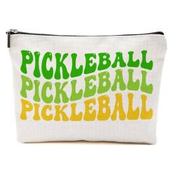 Pickleball-Geschenke, Pickleball-Zubehör, Pickleball-Make-up-Tasche, Geschenke für Pickleball-Liebhaber, Weihnachts- und Geburtstagsgeschenke, Mehrfarbig0252, 9.6*7.1 inch von BQXH