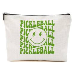 Pickleball-Geschenke, Pickleball-Zubehör, Pickleball-Make-up-Tasche, Geschenke für Pickleball-Liebhaber, Weihnachts- und Geburtstagsgeschenke, Mehrfarbig0261, 9.6*7.1 inch von BQXH
