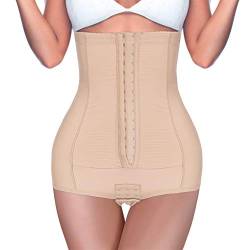 BRABIC Postpartum Girdle High Waist Control Panties for Women Butt Lifter Belly Slimming Body Shaper Unterwäsche, beige, X-Large von BRABIC