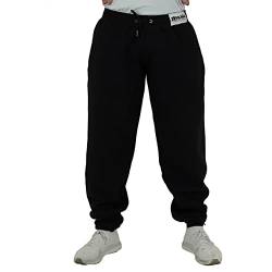 Brachial Premium Herren Sporthose Rude Schwarz 2XL - Trainingshose Jogginghose Sweatpants für Bodybuilding Fitness Freizeit von BRACHIAL THE LIFESTYLE COMPANY