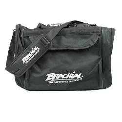 Brachial Premium Herren Sporttasche Heavy Schwarz Wasserabweisend mit Schuhfach und Trageriemen - Reisetasche Fitnessstudio von BRACHIAL THE LIFESTYLE COMPANY