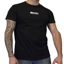 Brachial Premium Herren T-Shirt Middle Regular-Fit Schwarz 2XL - für Freizeit Bodybuilding Workout Gym Kraftsport Fitness von BRACHIAL THE LIFESTYLE COMPANY