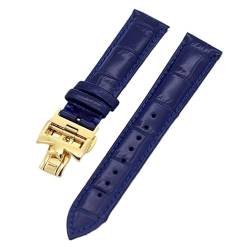 BRART 19 mm, 20 mm, 22 mm, doppelseitiges Rindslederarmband für Vacheron VC Uhrenarmband Constantin für Damen und Herren, 22 mm, Achat von BRART