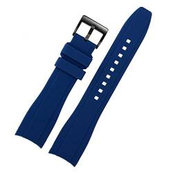 BRART Silikon-Uhrenarmband für Rolex Longine Citizen BN0193, gebogene Schnittstelle, 19 mm, 20 mm, 22 mm, weiches 21-Mann-Armband, Zubehör, 20 mm, Achat von BRART