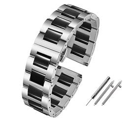 BRART Smartwatch-Armband, 20 mm, 22 mm, Keramik-Armband für Samsung Gear S2, S3, S4, Ersatzband für Huawei Watch 2 Pro GT2 Magic Bands, 18 mm, Achat von BRART