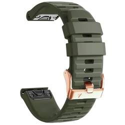 BRART Weiches Silikonband für Garmin Fenix 7S 5S Plus 6S Pro Schnellverschluss-Handgelenkschlaufe für Descent MK2S/Instinct 2S/D2 Delta S Armband, For Descent Mk2S, Achat von BRART