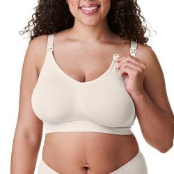 BRAVADO! DESIGNS Body Silk Seamless Nursing Bra Sustainable (as3, Alpha, m, Regular, Regular, Antique White) von BRAVADO! DESIGNS