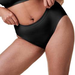 BRAVADO! DESIGNS Nachhaltige Panty | High Rise | Seamless | Recyceltes Nylon, Bio-Baumwolle & Modal-Mischung | XS-XXL (as3, Alpha, m, l, Regular, Regular, Black) von BRAVADO! DESIGNS