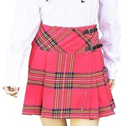 BRAW CLANS TARTANS Glasgow Kilt Company Damen Mini Kilt-Rock - Schottisches traditionelles Schottenmuster - Miniröcke, Tartanmuster, 46-48 von BRAW CLANS TARTANS