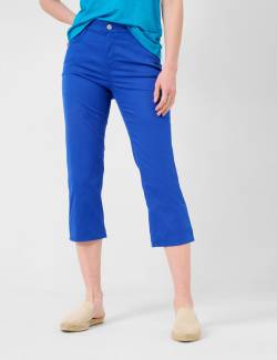 BRAX Damen Caprihose Style MARY C, Blau, Gr. 34L von BRAX