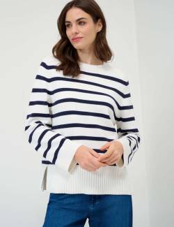 BRAX Damen Pullover STYLE LIA, Blau, Gr. 40 von BRAX