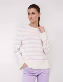 BRAX Damen Pullover STYLE LIA, Helllila, Gr. 34 von BRAX