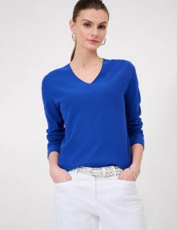 BRAX Damen Pullover Style LESLEY, Blau, Gr. 38 von BRAX