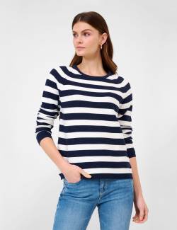 BRAX Damen Pullover Style LESLEY, Blau, Gr. 42 von BRAX