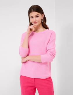 BRAX Damen Pullover Style LESLEY, Rosa, Gr. 40 von BRAX
