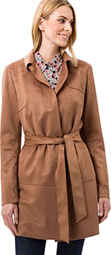 BRAX Damen Style Berlin Velours Jacke, Tobacco, (Herstellergröße: 42) von BRAX