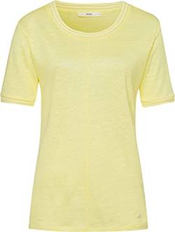 BRAX Damen Style Cathy Linen T Shirt, Gelb, 40 EU von BRAX