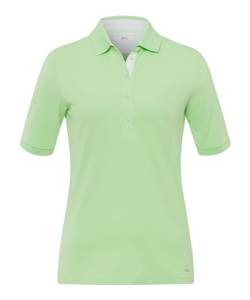 BRAX Damen Style Cleo Poloshirt Pique Polohemd, Frozen Apple, 38 von BRAX