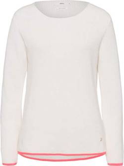 BRAX Damen Style Liz Soft Cotton Pullover, Offwhite, (Herstellergröße: 42) von BRAX