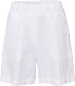 BRAX Damen Style Macie B Pure Linen Shorts, Weiß, 31W / 32L EU von BRAX