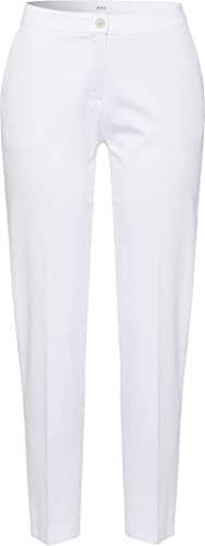 BRAX Damen Style Maron Chino Uni Hose, White 1, 44W / 32L von BRAX