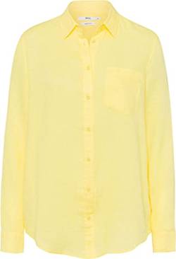 BRAX Damen Style Victoria Leinen Bluse, Beige (Yellow 65), 38 von BRAX