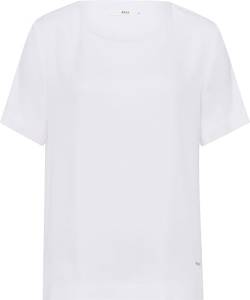 BRAX Damen Style Vilma MAT Shimmer Viscose Bluse, Off White, 46 von BRAX