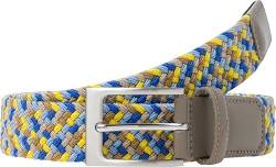 BRAX Herren Braided Belt Gürtel, RYE, 95 von BRAX