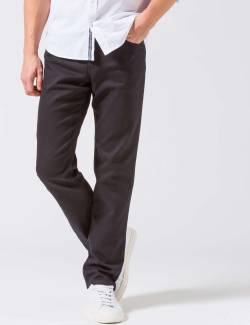 BRAX Herren Five-Pocket-Hose Style COOPER DENIM, Schwarz, Gr. 36/38 von BRAX