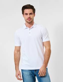 BRAX Herren Poloshirt Style PETE, Weiß, Gr. XL von BRAX