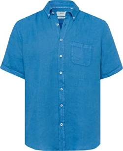 BRAX Herren Style Dan U Linen Garment DYE Herrenhemd aus sommerlichem Leinen mit Button Down Kragen Hemd, Greece, M von BRAX