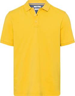 BRAX Herren Style Pete U HI Flex Pique Poloshirt in sommerlichen Farben Polohemd, Sun, M von BRAX