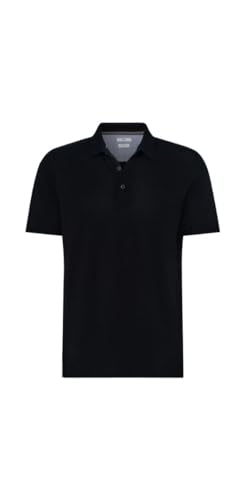 BRAX Herren Style Pete U Hi-Flex: Poloshirt in sommerlichen Farben Polohemd, Black, 56 von BRAX