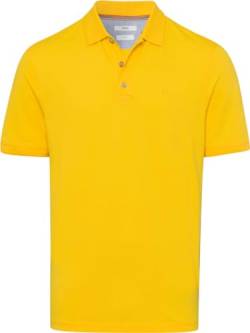 BRAX Herren Style Pete U Hi-Flex: Poloshirt in sommerlichen Farben Polohemd, Canary, Large von BRAX