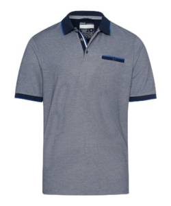 BRAX Herren Style Petter Poloshirt in Sportiver Two-Tone-Optik Polohemd, Universe, XL von BRAX