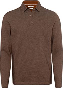 BRAX Herren Style Prescot Easy Care Jaquard Shirt in sportivem Styling Pullover, Malt, S von BRAX