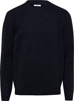 BRAX Herren Style Rick LAMPSWOOL moderner hochwertigster Lammwolle Pullover, Navy, S von BRAX