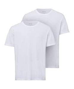 BRAX Herren Style Tim Doppelpack T-Shirt, White, L von BRAX