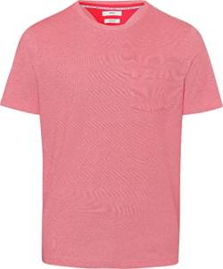 BRAX Herren Style Todd Ultralight Easy Care Pique Brusttasche T-Shirt, Watermelon, XS von BRAX