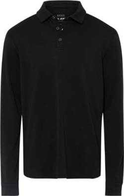BRAX Style Pirlo Cotton Liquid Interlock - Poloshirt aus hochwertiger Jersey-Qualität,Schwarz,M von BRAX
