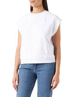 BRAX Women's Style Fil T-Shirt, White, Normal, 32W / 32L von BRAX