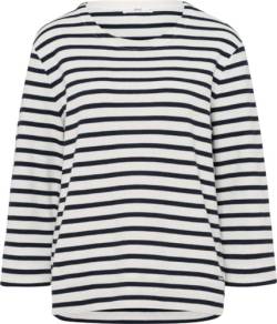 Brax Damen Style Bonnie Cotton Structure Striped,Orchid,44 von BRAX